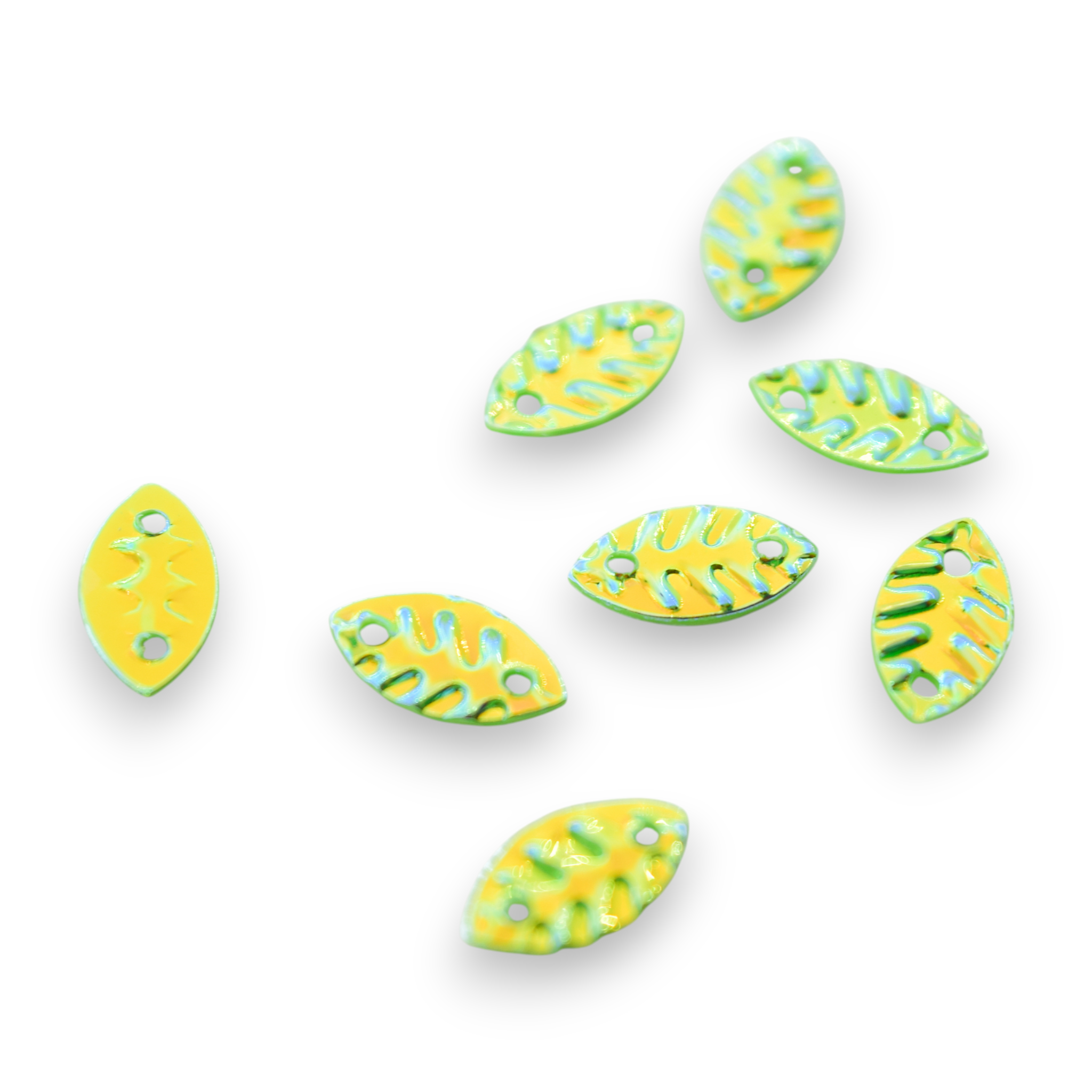 Green Leaves - Sequin Mix